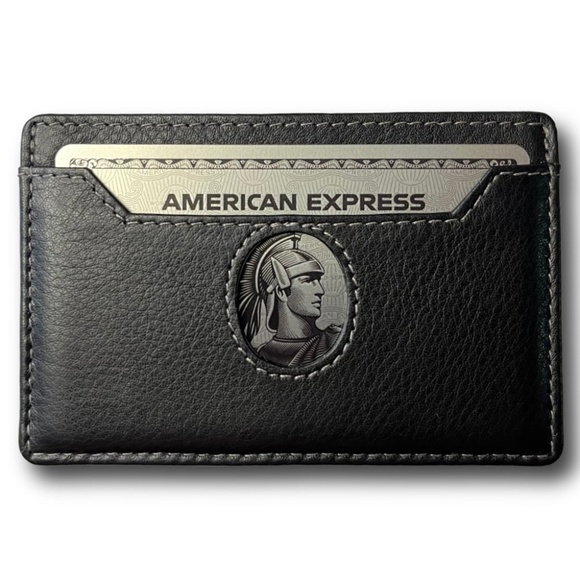 2 Card Minimalist Wallet for Men & Women Genuine Leather Ultra Thin Card Holder - Picture 1 of 4